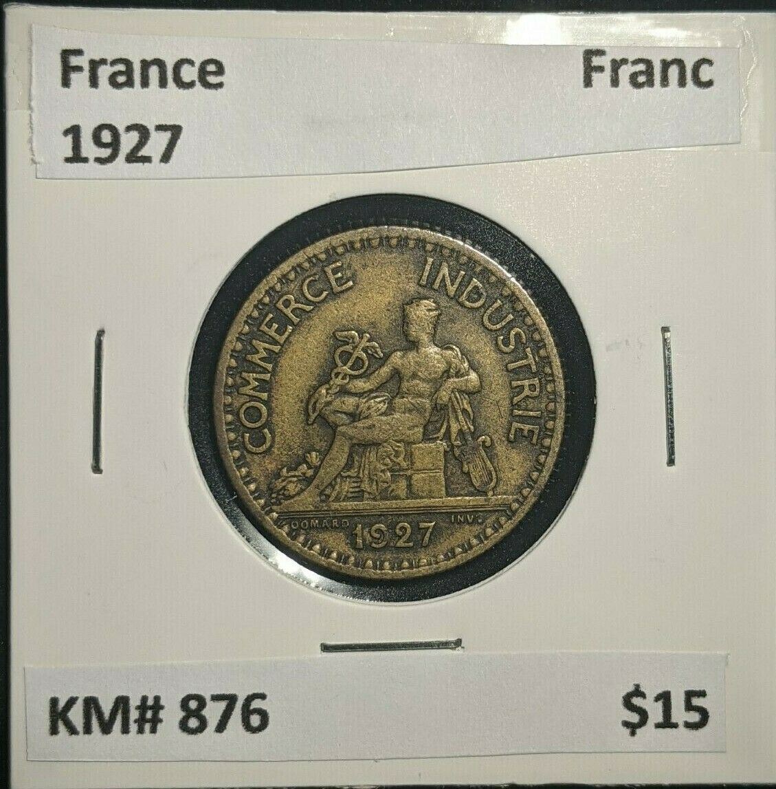 France 1927 Franc KM# 876 #270