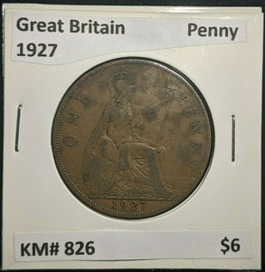 Great Britain 1927 Penny 1dKM# 826 #298   #16A