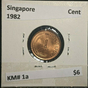 Singapore 1982 Cent KM# 1a #150  #11C