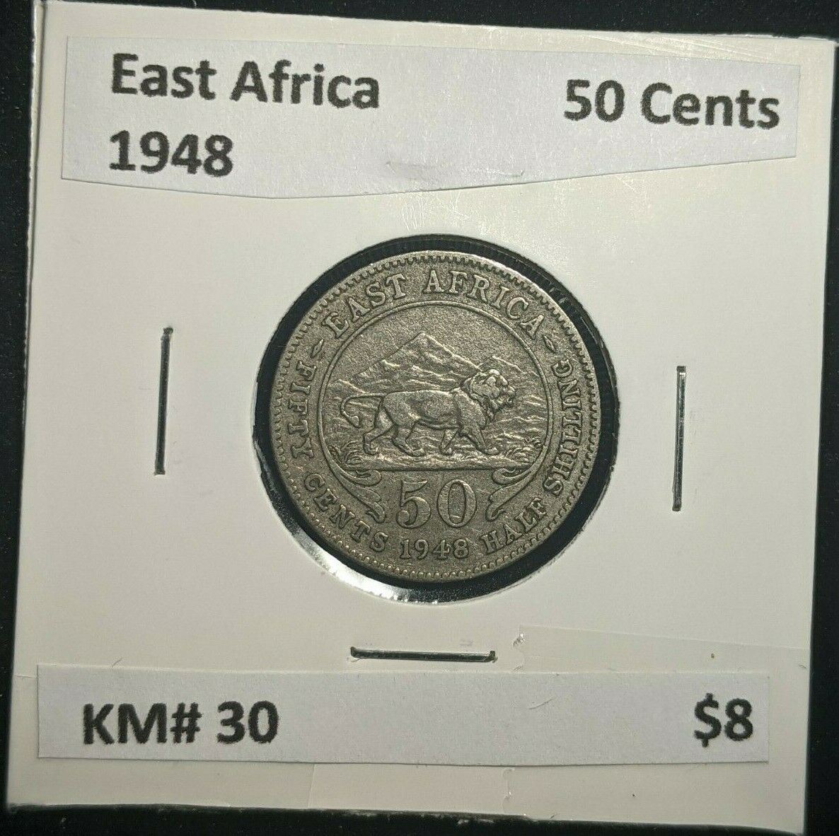 East Africa 1948 50 Cents KM# 30 #1525