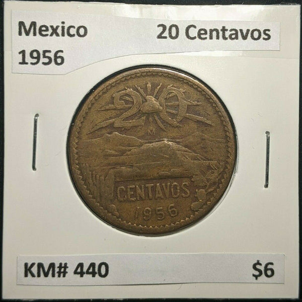 Mexico 1956 20 Centavos KM# 440 #69