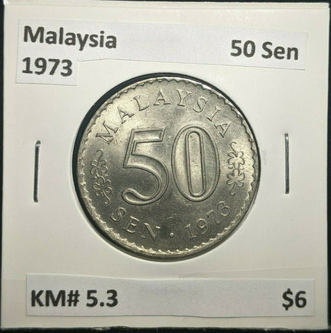 Malaysia 1973 50 Sen KM# 5.3 #1727