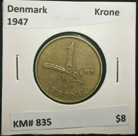 Denmark 1947 Krone KM# 835 #1664