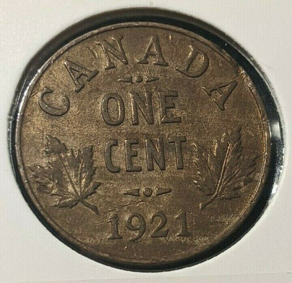 Canada 1921 Cent KM# 28 Rim Damage #790