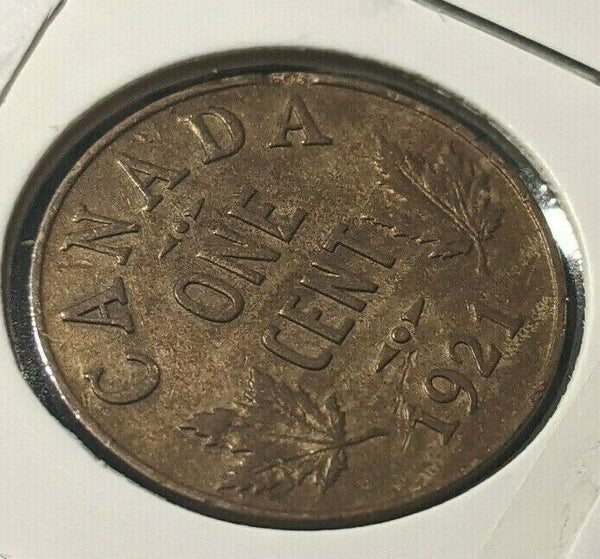 Canada 1921 Cent KM# 28 Rim Damage #790