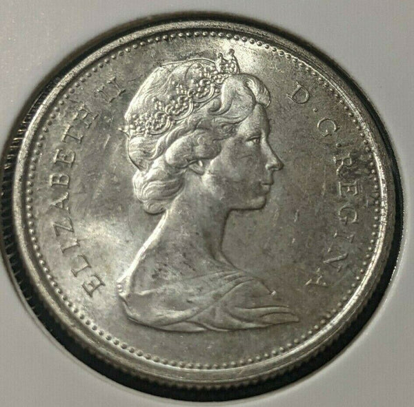 Canada 1968 25 Cents KM# 62a Scratches #54