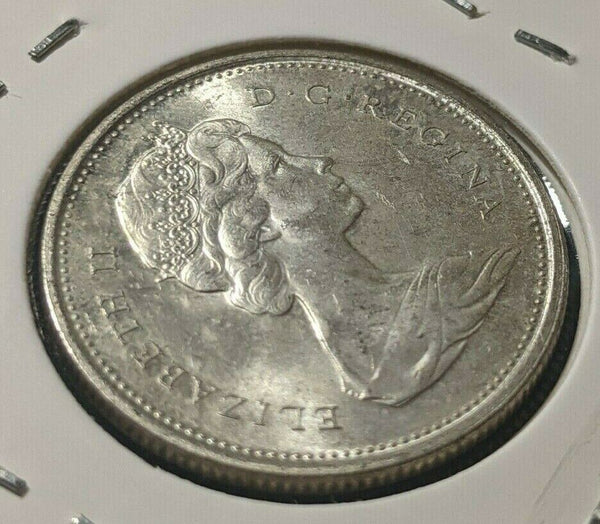 Canada 1968 25 Cents KM# 62a Scratches #54