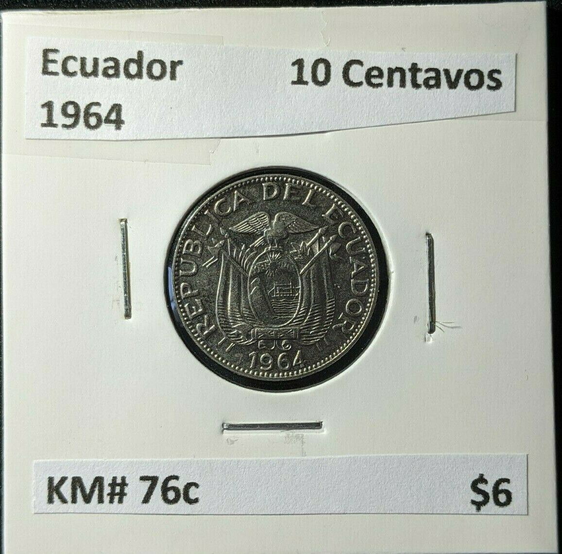 Ecuador 1964 10 Centavos KM# 76c #1936    #15B