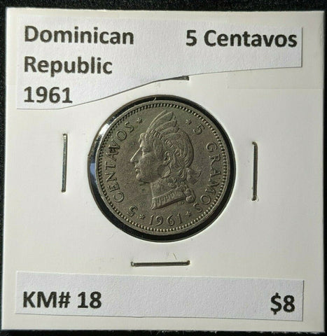 Dominican Republic 1961 5 Centavos KM# 18 #1824