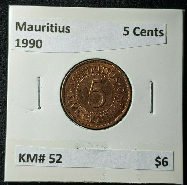 Mauritius 1990 5 Cents KM# 52 #1966