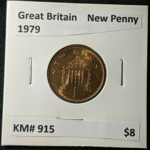 Great Britain 1979 New Penny KM# 915 #1961