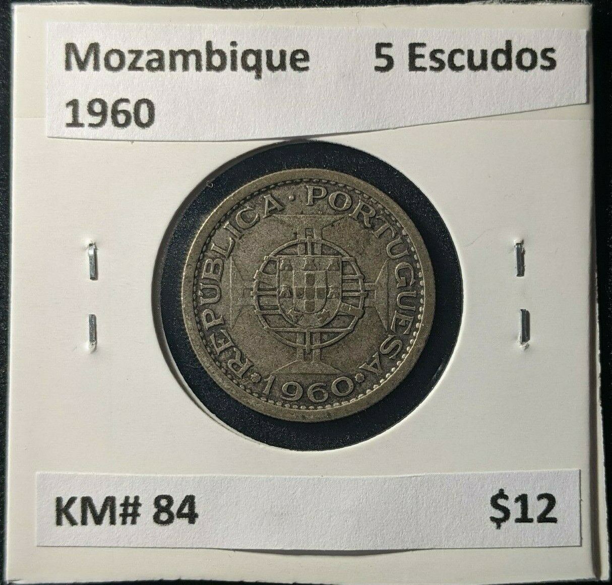 Mozambique 1960 5 Escudos KM# 84 #450   #6A
