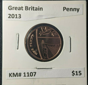 Great Britain 2013 Penny 1d KM# 1107 #388