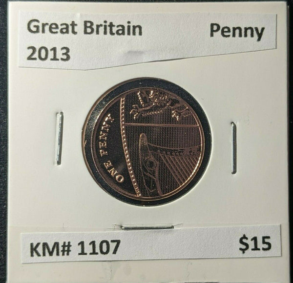 Great Britain 2013 Penny 1d KM# 1107 #388