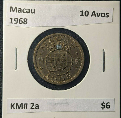 Macau 1968 10 Avos KM# 2a #433