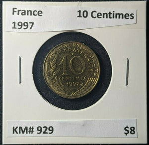 France 1997 10 Centimes KM# 929 #440