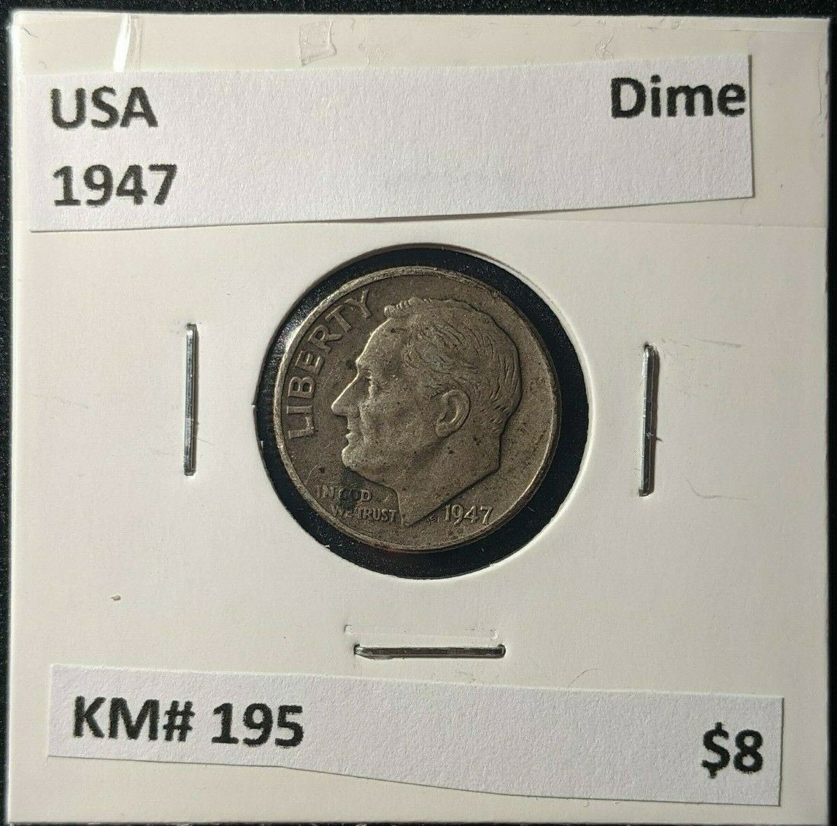 USA 1947 Dime KM# 195 #375