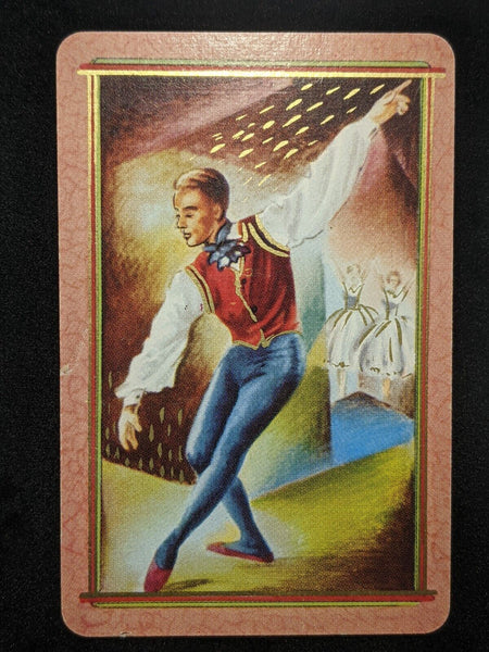 Swap Card Woolworths Blank Back Un-Named Series 1950's - Male Ballet Dancer #069