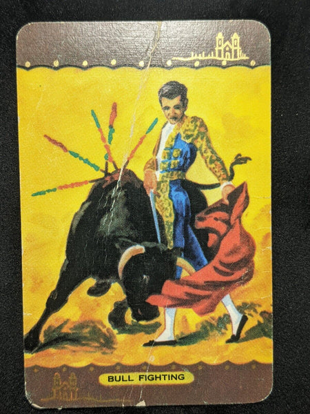 Swap Card Coles Named Series Original 1950's - Bull Fighting #136