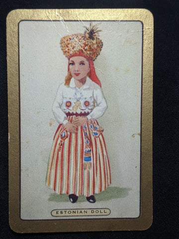 Swap Card Coles Named Series Original Vintage - Estonian Doll #068