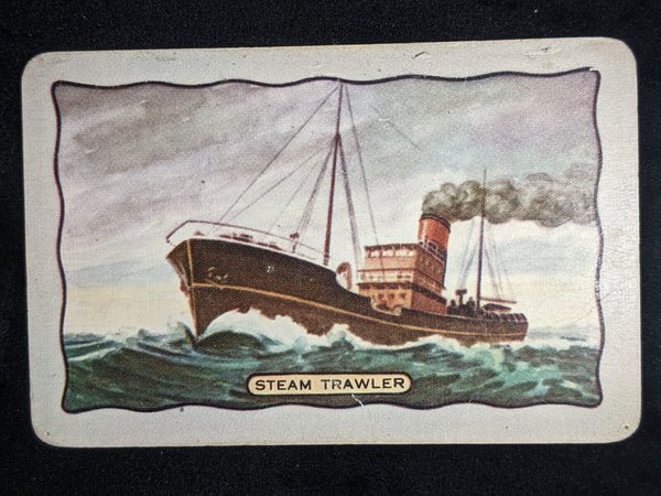 Swap Card Coles Blank Back Named Series Original 1950's - Steam Trawler #120