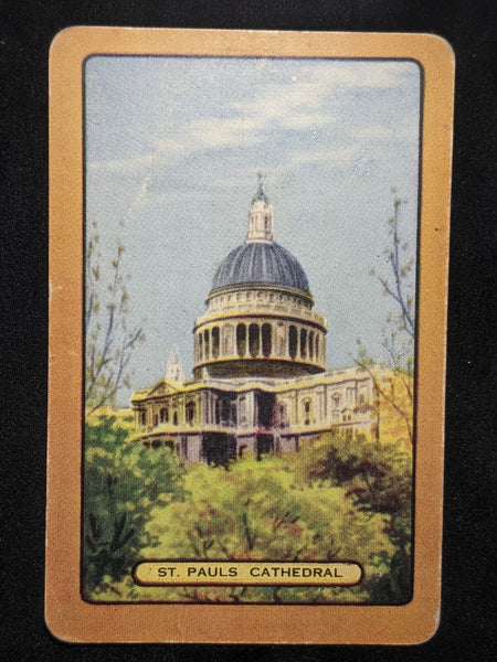 Swap Card Coles Blank Back Named Series Original 1950's - St Pauls Cathedral #83