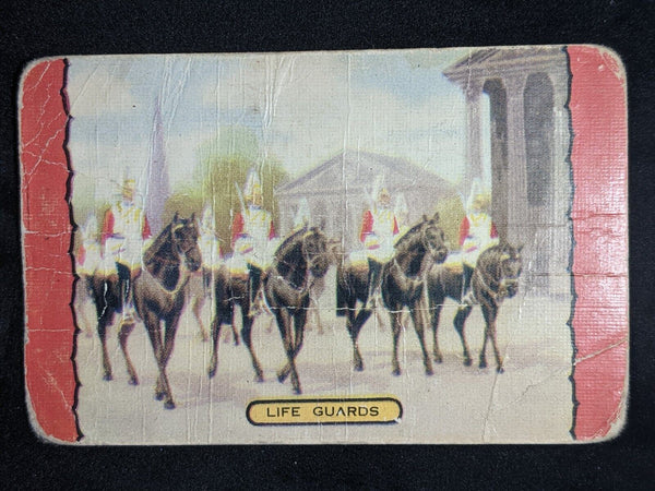 Swap Card Coles Blank Back Named Series Original 1950's - Life Guards  #130