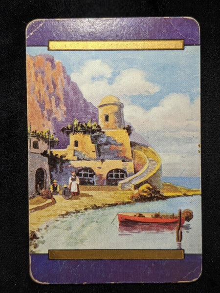 Swap Card Coles Un-Named Series Original 1950's - Boat Scene #137