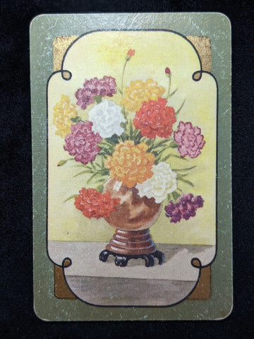 Swap Card Coles Un-Named Series Original 1950s FLOWERS IN JAPANESE STYLE VASE 75