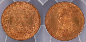India 1935(c) One Quarter Anna sw-8.384 Prid-675 - PCGS MS66RD GEM UNC   #622