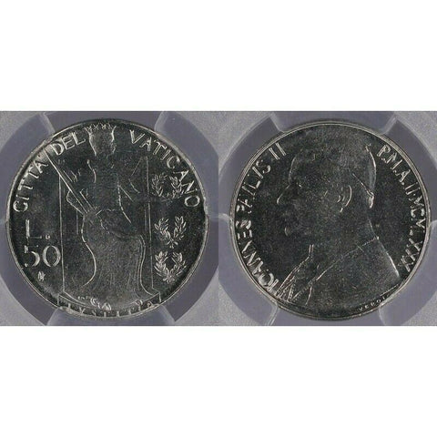 Vatican City – 1980/II Vatican City 50 Lire -  PCGS MS67 FDC   #313
