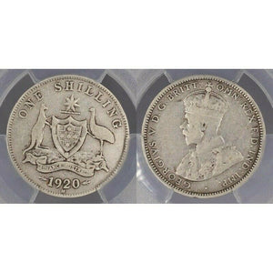1920-M Shilling 1/- Australia PCGS VG10 Very Good   #682