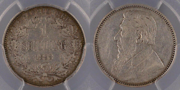 South Africa 1893 Shilling 1/- PCGS XF40 KM#5   #845