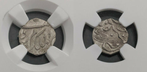 India (Undated) 1/8 Rupee hyderabad NGC MS63 Choice Unc Y# 14   #896