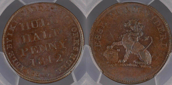 Great Britain 1812 1/2D Half Penny PCGS MS63BN Choice Unc Withers-785   #838