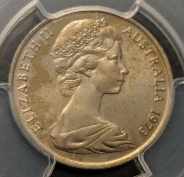 1973 Ten Cent 10c Australia PCGS MS66 GEM UNC   #811
