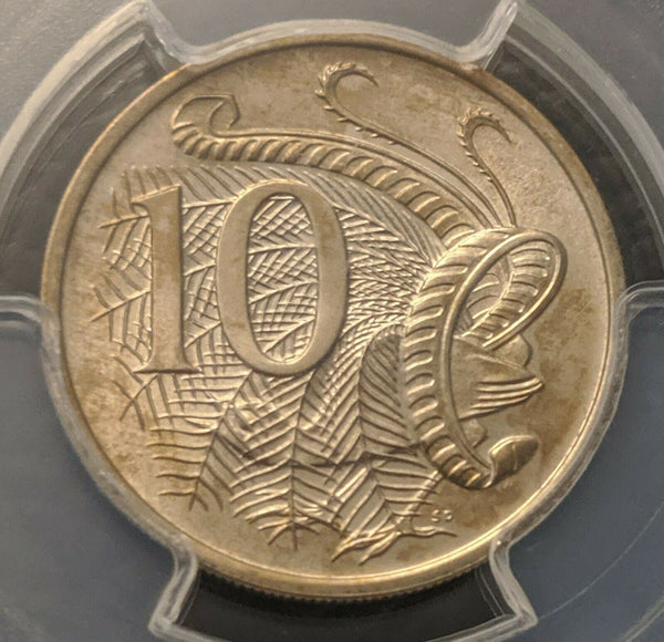 1973 Ten Cent 10c Australia PCGS MS66 GEM UNC   #811