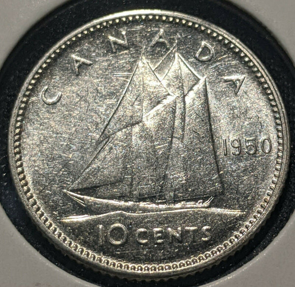 Canada 1950 10 Cent KM# 34 #S09     9B