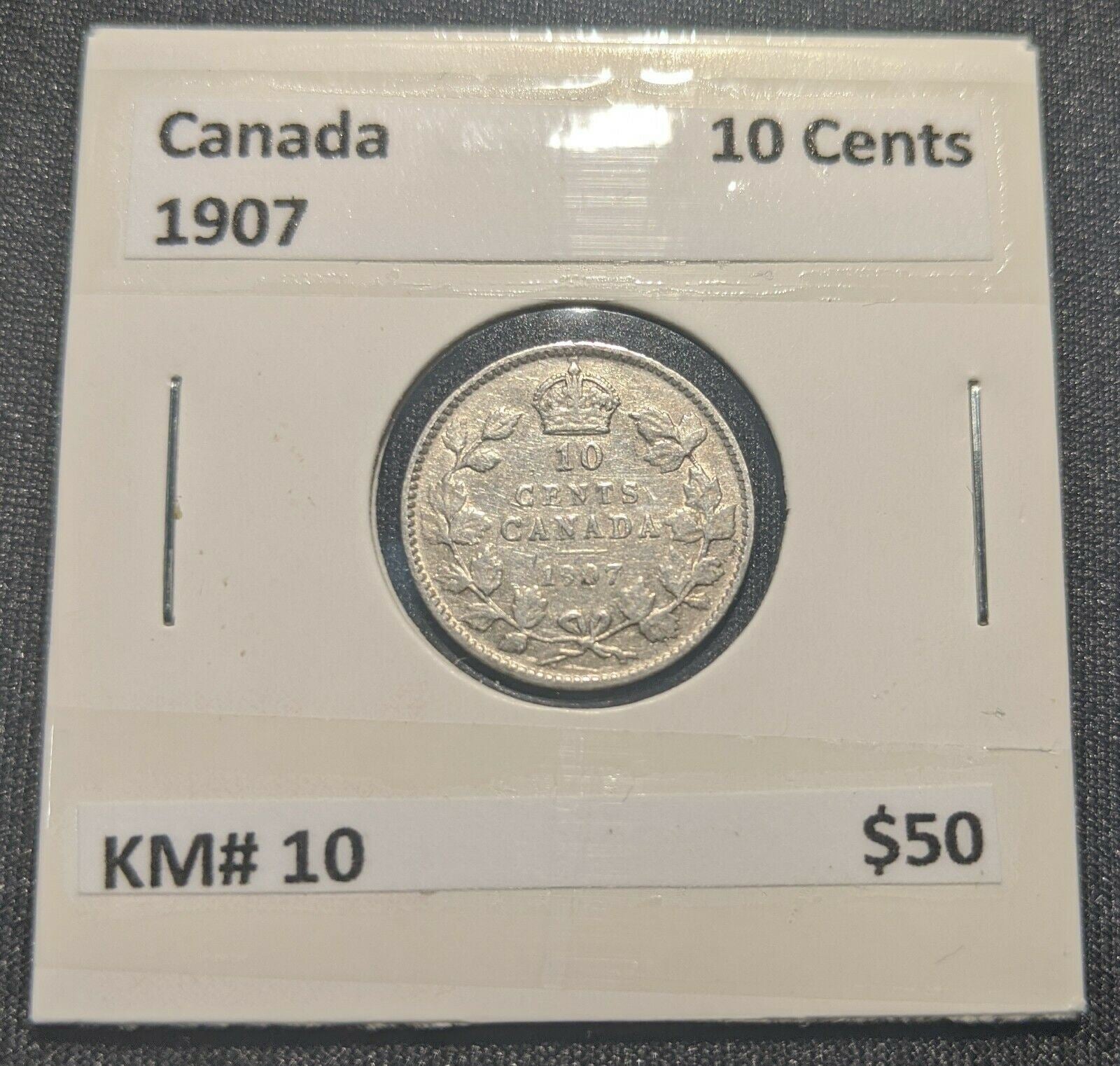 Canada 1907 10 Cent KM# 10 #S05   9B