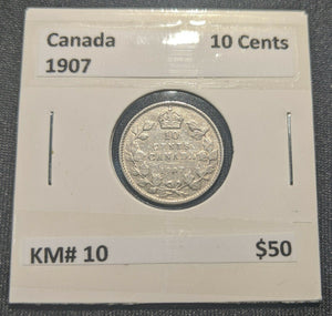 Canada 1907 10 Cent KM# 10 #S05   9B