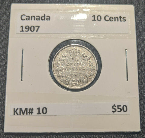 Canada 1907 10 Cent KM# 10 #S05   9B