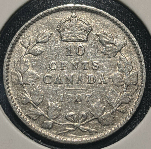 Canada 1907 10 Cent KM# 10 #S05   9B