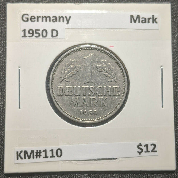 Germany 1950 D Mark KM#110 #A14   8B