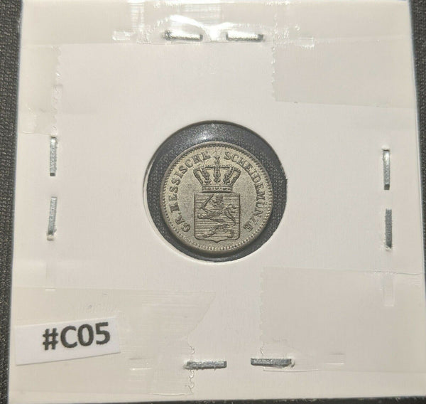 German States Kreuzer 1870 HESSE-DARMSTADT KM# 339  7C