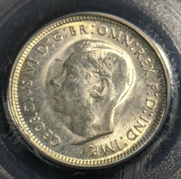 1944-S Shilling 1/- PCGS MS63 CHOICE UNC #920