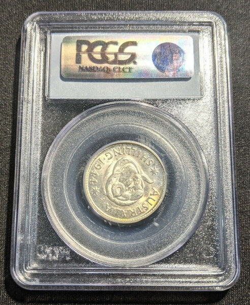 1944-S Shilling 1/- PCGS MS63 CHOICE UNC #920