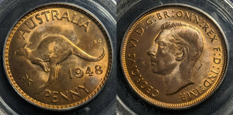 1948 (m) Penny 1D PCGS MS63RD CHOICE UNC #931