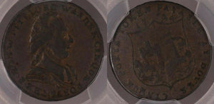 Great Britain 1794 Tk 1/2D Half Penny Kent Dover DH-16a PCGS VF35 Very Fine