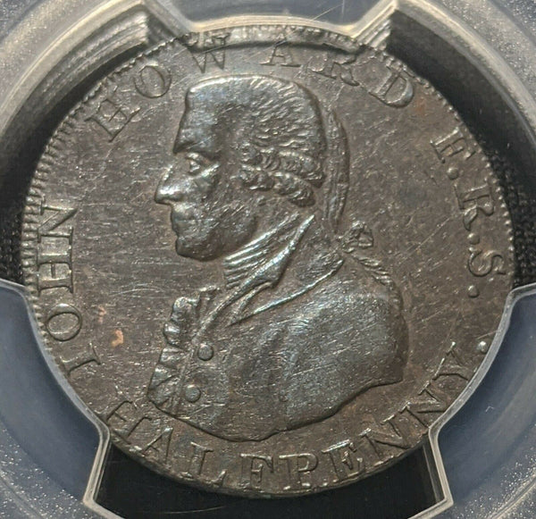 Great Britain (c.1790) Tk 1/2D Half Penny Somersetshire Bath DH-36c PCGS AU53