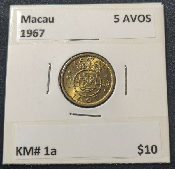 Macau 1967  5 AVOS  KM# 1a